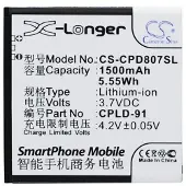 123accu Coolpad CPLD-91 accu (1500 mAh, huismerk)