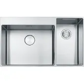 Franke Box Center - Spoelbak BWX 220/620-54-27/2, 86x51 cm, rvs 127.0538.259
