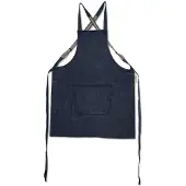 Dutchdeluxes Schort Denim & Canvas Bretel Style Brute-64,5 x 78 cm