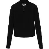 Dreimaster Maritim Gebreid vest zwart