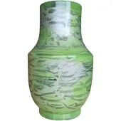 Mica Decorations Nigel Vaas groen H45xD29cm