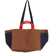 HAY Weekend Bag Organic tas S Brown multi