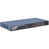 Hikvision DS-3E1318P-EI(B) - Netwerkswitch - Managed - PoE - Fast Ethernet