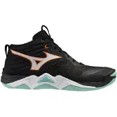 Mizuno Wave Momentum Elite Mid Indoorschoenen SR Zwart 44