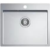 Alveus Quarto - Spoelbak 55x48 cm, rvs 1124382