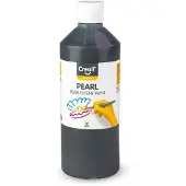 Creall Parelmoerverf pearl zwart (15) - flacon à 500ml