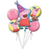 Amscan folieballon Bouquet Peppa Pig 5 delig