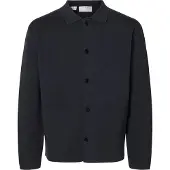 Selected Gebreid vest 'SLHMIKE' nachtblauw