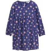 Tom Tailor - Mini jurk met bloemenpatroon - Maat 92/98 - dark blue multi color flower