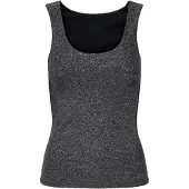 ONLY Top 'ONLea' zwart / zilver