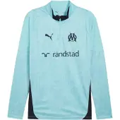 Puma Functioneel shirt 'Olympique de Marseille' lichtblauw / zwart