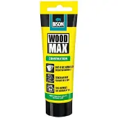 Bison Wood Max tube 100 g, snel, voor alle houtsoorten, D4, hoge aanvangshechting, eenvoudig in gebruik, hecht hout aan bijna alle soorten ondergronden