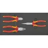 Knipex VDE Tangenset in Schuimmodule voor Gereedschapswagen