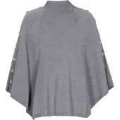 Dreimaster Klassik Cape 'Vintage' grijs