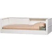 Woood Carter Bedbank - Grenenhout - Wit - 90x200