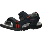 Geox Open schoenen 'J S. Strada A' grijs / oranje