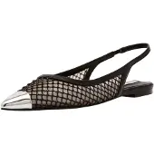 Steve madden Slingpumps zwart / zilver