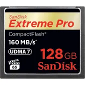 SanDisk 128GB Compact Flash Extreme Pro 160MB/s geheugenkaart