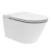 Schutte CESARI PREMIUM Douche-WC - Randloos - Met WC-Zitting - Wit