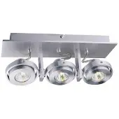 Artdelight Spot Meist 3 lichts aluminium