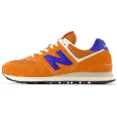 New Balance Sneakers laag '574' kobaltblauw / oranje / wit