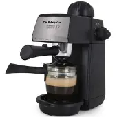 Orbegozo EXP 4600, espressomachine, geschikt voor gemalen koffie, 870 W, zwart, zilver