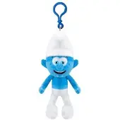 De Smurfen Pluche smurf met clip - Gewone smurf - 12 cm