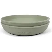 Filibabba Teller - Silikon - 2er-Pack - Green - - One Size - Teller