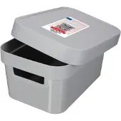 Curver Opbergbox met deksel Infinity 4.5L grijs