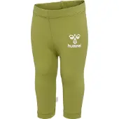 Hummel Leggings olijfgroen / wit