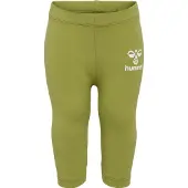 Hummel Leggings olijfgroen / wit