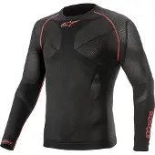 Alpinestars Alpinstars Ride Tech V2 Functioneel shirt Zwart/Rood S, Mannen
