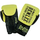 Benlee Hardwood Leather Boxing Gloves Geel,Zwart 10 oz