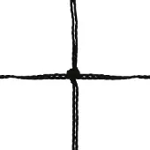 Emdé Regulatory Twisted Pe Double Mesh 3x2x1 M Goal Net Zilver