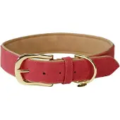 Kentucky Dogwear - Hondenhalsband - Vegan Leer Hondenriem - Peach/Bruin - Maat XS (37cm)