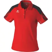 Erima Evo Star Poloshirt Rood/zwart