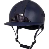 QHP Veiligheidscap Ohio polo visor Navy - 51-55