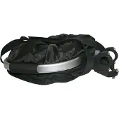 Durca Panier av a clips pliable tissus avec anse noir (fixation cintre diam. 22/25.4mm)