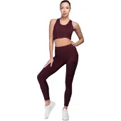 Lonsdale Sportbroek 'Maribel' bordeaux / zwart