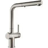 Franke Active - Keukenkraan FN 5351.149, met Twist afvoerbediening en uittrekbare handdouche, rvs 115.0653.505