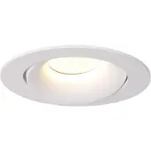 Fantasia Tetiz inbouwspot voor GU10, rond wit aluminium armatuur, diameter 106 mm, inbouwopening 95 mm, IP20