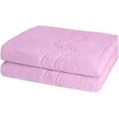 Ross Dames en Heren 2 X douchedoek - Als set Cashmere feeling
