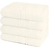 Ross Dames en Heren 4 X handdoek - per set Cashmere feeling