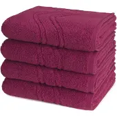 Ross Dames en Heren 4 X handdoek - per set Cashmere feeling