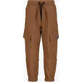 Unsigned jongens cargo joggingbroek bruin maat 98/104