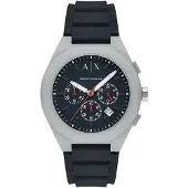 Giorgio Armani Analoog horloge nachtblauw / grijs