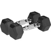 Rebel Active Serie - Hex Dumbbells - 2x3kg - Gietijzer en Rubber
