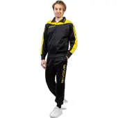Givova Roma Trainingspak - Man - Voetbal - Zwart/Geel - Maat 4XL