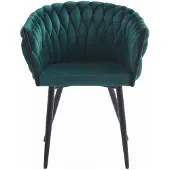 Leobert ORION stoel - groen fluweel x 2