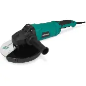 Vonroc Haakse slijper 2350W – Ø230mm – 5800 tpm – Inc. zijhandgreep voor links- en rechtshandig gebruik – 3 meter rubberen kabel - excl. Slijpschijf